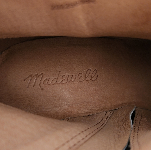 Madewell Snakeskin Embossed Leather Ankle Boots - Picture 13 of 15